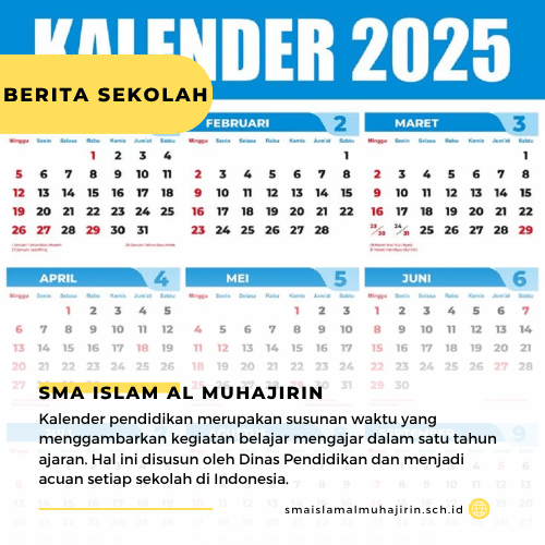 Kalender Pendidikan Jadwal Libur dan Ujian Nasional 2025
